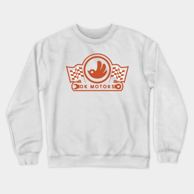 OK Motors Crewneck Sweatshirt by SJBTees